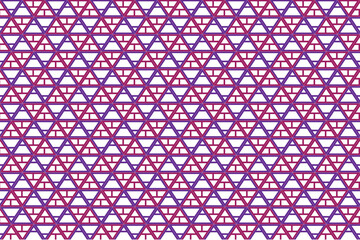 Illustration wallpaper, Abstract Geometric Style. Repeating Sample triangle color line on white background.