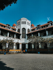 Naklejka premium historical building lawang sewu semarang