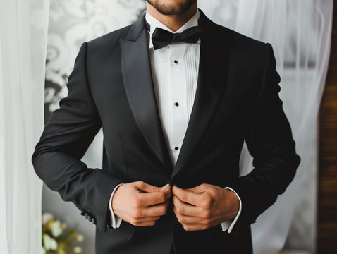 businessman in suit. elegant dressed man