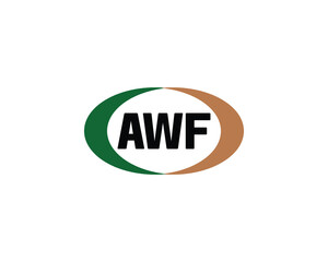 AWF Logo design vector template