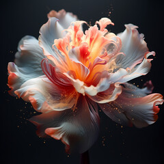 Time-lapse of a flower blooming. 