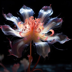 Time-lapse of a flower blooming. 