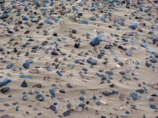 Obraz premium Newburgh beach - dunes and sand - shore - Ythan estuary - Newburgh - Aberdeenshire - UK