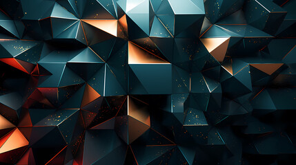 Background with geometric shapes