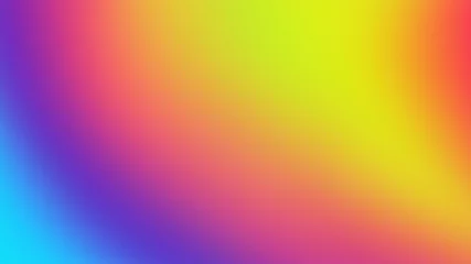Foto op Aluminium Abstract multicolor background blurred spectrum rainbow gradient backdrop © MCGORIE