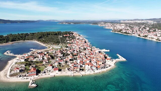 A small town on a small island - Island of Krapanj