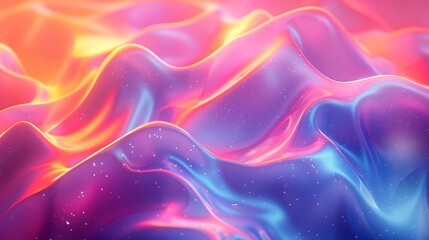 Obraz premium Gradient blob abstract glow background