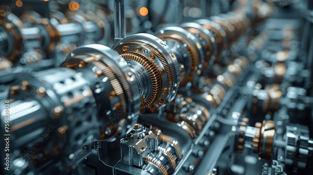 Poster a hard drive shredding machines inner workings. generative ai.