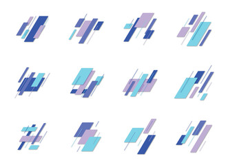 Abstract Technology Futuristic Diagonal Geometric Blue Shape, Graphic Element Decoration. Trendy Minimal Design. Minimalistic Design, Creative Concept, Modern Diagonal Abstract Background Geometric