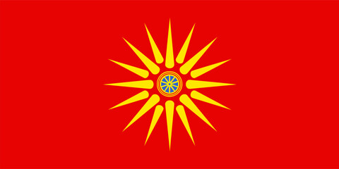 Ethnic Macedonian Flag