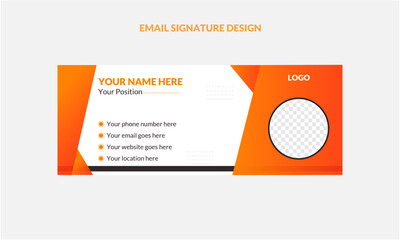 web, layout, banner, paper, icon, label, presentation, sign, diagram, step, set, symbol, clean, modern, simple, idea, email signature, email signature design template, white colorful, 