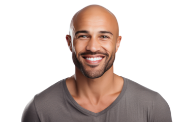  smiling businessman isolated on transparent background.