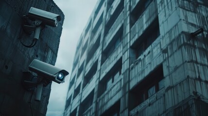 Delve into a world under watchful eyes, where mass surveillance and privacy erosion feed the growth of a Big Brother society, questioning freedom and autonomy high resolution DSLR