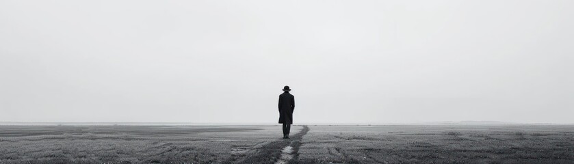 Stand at the crossroads of modern life, where the battle against loneliness and social isolation demands a return to heartfelt communication beyond digital disconnection minimalist