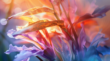 Color inspiration; colorful abstract background.
