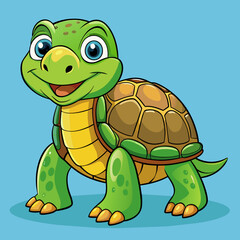 Turtle, tortoise, tortoise, turtledove, sea turtle, turtledove, mascot, pet, cartoon, pretty, cute, draw, art, wildlife, character, vector, illustration