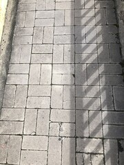 地面のタイル柄