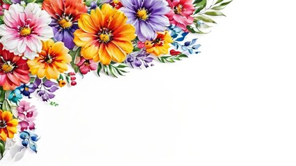 Obraz premium Floral Frames. Elegant Borders for Text and Images