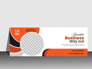 Modern Innovative facebook cover template