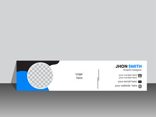 Modern and elegant email signature template