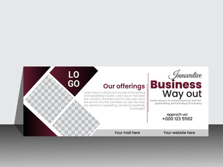 Modern Innovative facebook cover template