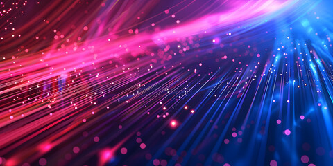 Fototapeta premium Cyberpunk Future Technology Theme with Dynamic Lighting Effects