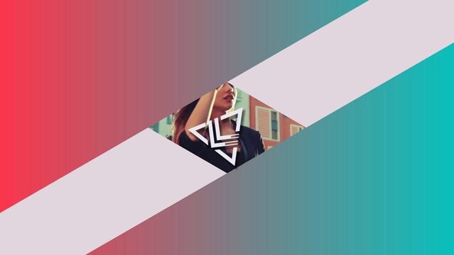 Flat Line And Logo Transition