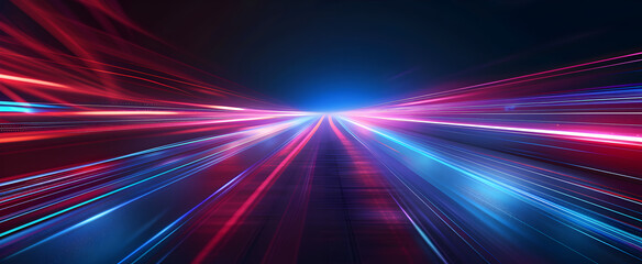 Obraz premium Background material featuring a futuristic technology theme, complete with lighting effects, encapsulated in a cyberpunk aesthetic that exudes a technological vibe.
