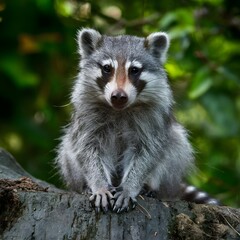 Obraz premium Cute Raccoon a.k.a Racoon picture.