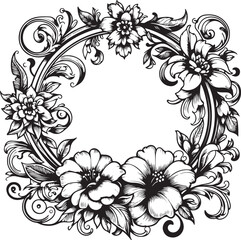 Decorative vector frames and borders. vintage frames. Floral ornament.vector illustration.