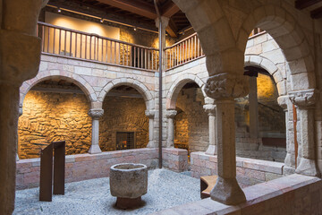 Abbatial Palace Cloister in Sant Joan de les Abadesses,  Catalonia