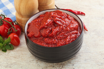 Natural organic pure tomato pasta