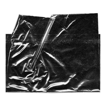 real organic scanned plastick wrinkle wrap paper packaging overlay black and white bw texture