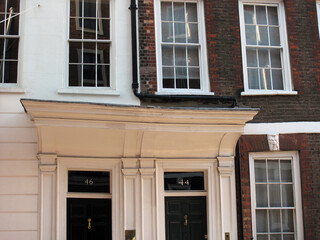 Fototapeta na wymiar Traditional building off Petty France - London - UK
