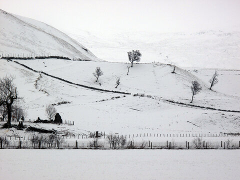 Winter landscape - Spital of Glenshee - Scotland - UK