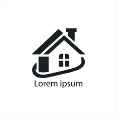 simple design real estate logo