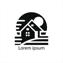 simple design real estate logo