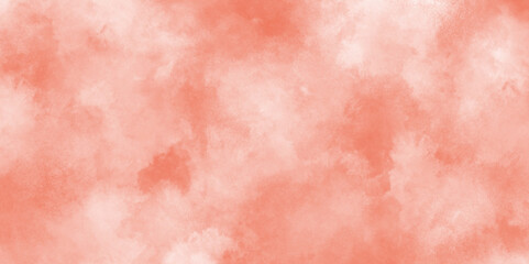 Fototapeta premium abstract watercolor painting textured on white paper background,Soft orange watercolor background.Background with selective focus and copy space,v,