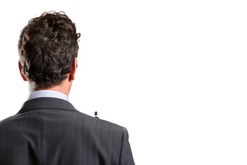 Businessman making a presentation in front of a group of people "Presentation" demonstrates confidence. Presentation skills and professionalism Demonstrate confidence and success,Isolated on transpare