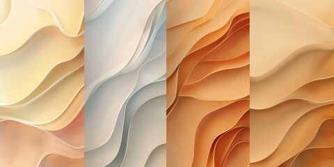 Abstract dynamic gradient color background.