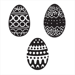 Easter bunny silhouettes