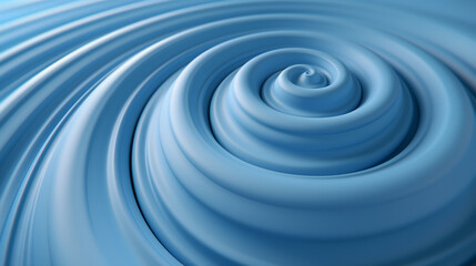 Abstract Blue Swirl Design with Dynamic Layers and Texture