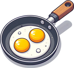 Fried egg - 계란후라이. Generative AI
