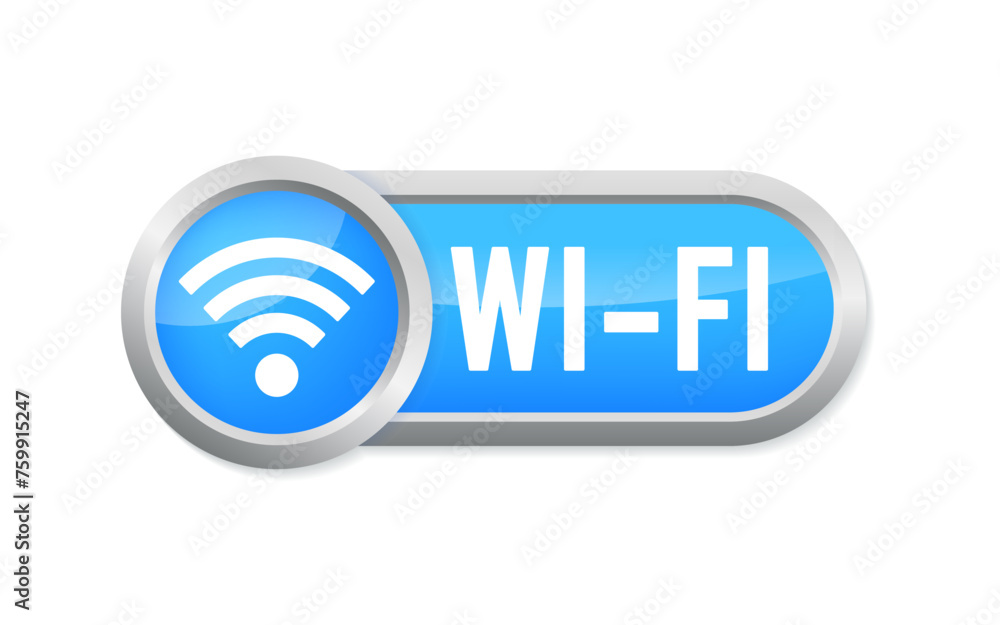 Poster wireless network symbol wifi icon. wifi wireless internet network connection. vector illustration