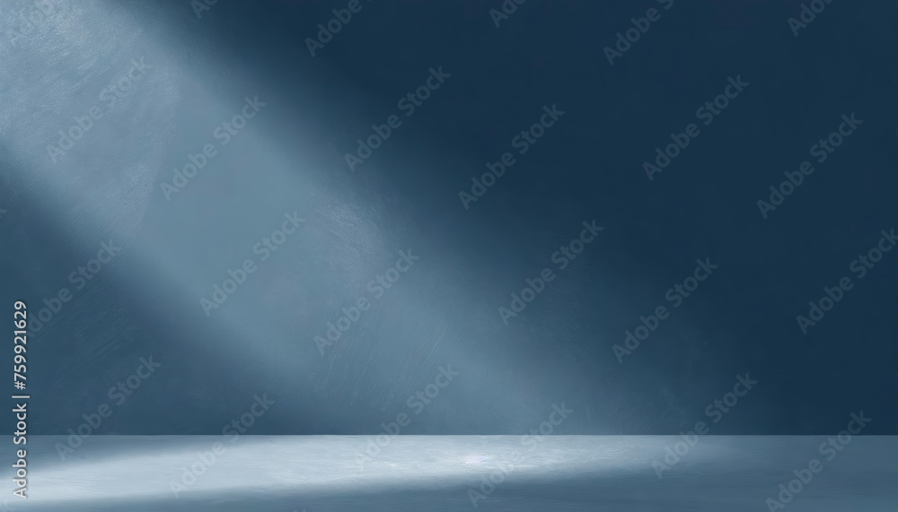Aufkleber abstract minimal light grunge blue background for product presentation. shadow and light from window