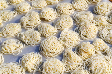 Kurdai or kurawadi, Kurdai or Kurdayi or Kurdayee is a snack akin to papads, Its a type of fryums...