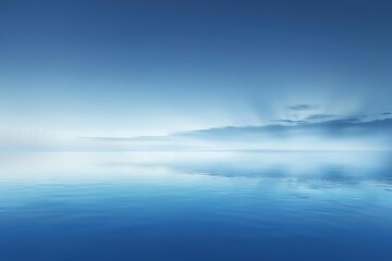 Fototapeta na wymiar Smooth transition A blue gradient background offering a serene and minimalistic visual space
