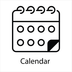 Naklejka premium Calendar icon