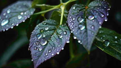 mint full frame background with water drops on the mint leaves abstract full frame view of mint 