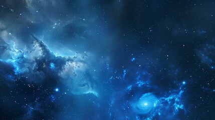 Obraz premium Starry Sky Galaxy Background